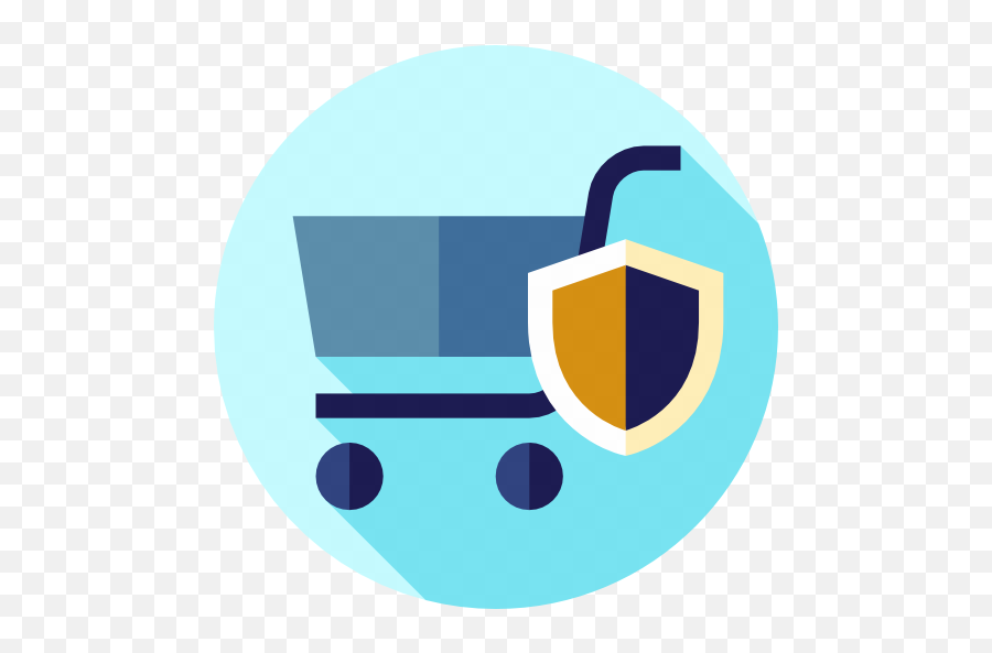 Secure Commerce Shopping Cart Online Store Supermarket - E Commerce Flat Icon Png,Shopping Icon Transparent