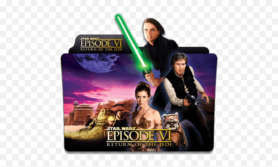 Star Wars Return Of The Jedi Folder Icon - Designbust Star Wars Vi Dvd Png,Star Wars Icon Png