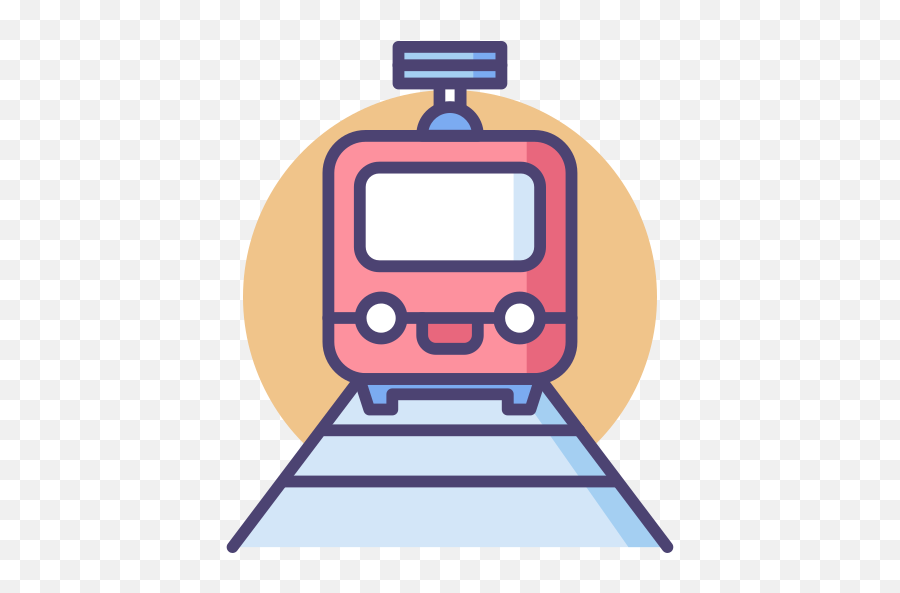 Train Vector Icons Free Download In Svg Png Format - Vertical,Rail Icon
