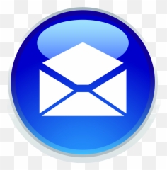 Blue Mobile Phone Transparent Icon Web Icons Png - Email Logo Png Background