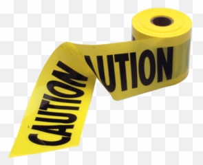 1000 X Yellow Black Caution Tape - Paper png