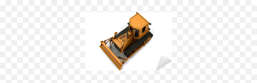 Sticker Bulldozer - Pixersus Bulldozer Top View Png,Bulldozer Icon