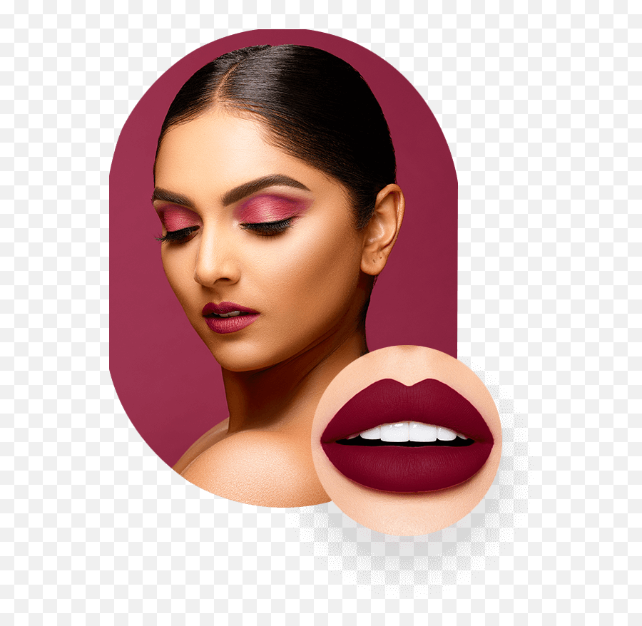 Plumberry Matte Lipstick Liquid Dominique Cosmetics - Lip Care Png,Huda Beauty Icon Swatch