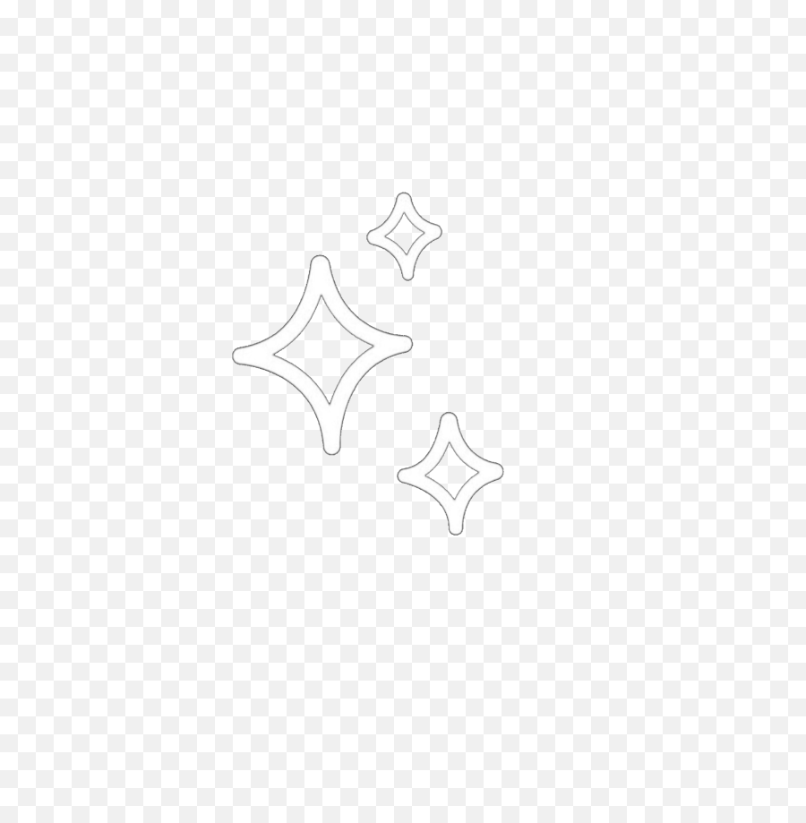 Aesthetic Sparkles Clipart - White Star Transparent Aesthetic Png,Sparkle Emoji Transparent