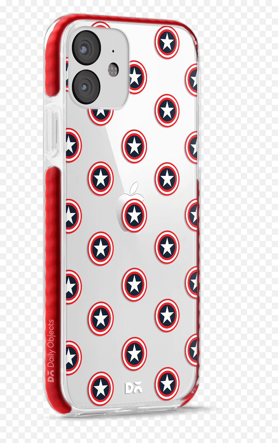 Dailyobjects Captain Star Icon Stride Red Clear Case Cover - Smartphone Png,Red Mini Star Icon