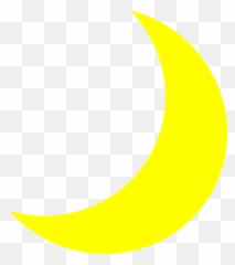 Free Png Download Moon Clip Art - Yellow
