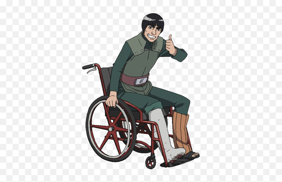 Gai Sensei Boruto Png Image With No - Might Guy In A Wheelchair,Boruto Png