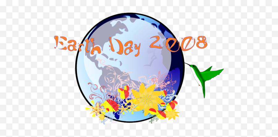 Download Melian Earth Day - Earth Day 2008 Logo Png Image Bird Clip Art,Earth Day Logo