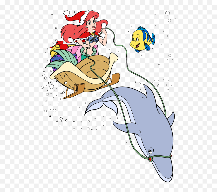 Ariel Little Mermaid Png - The Little Mermaid Ariel Christmas,Flounder Png