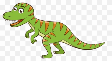 Green Clipart T Rex Transparent Free For - Transparent Background Cartoon Dinosaur Png,Tyrannosaurus Rex Png