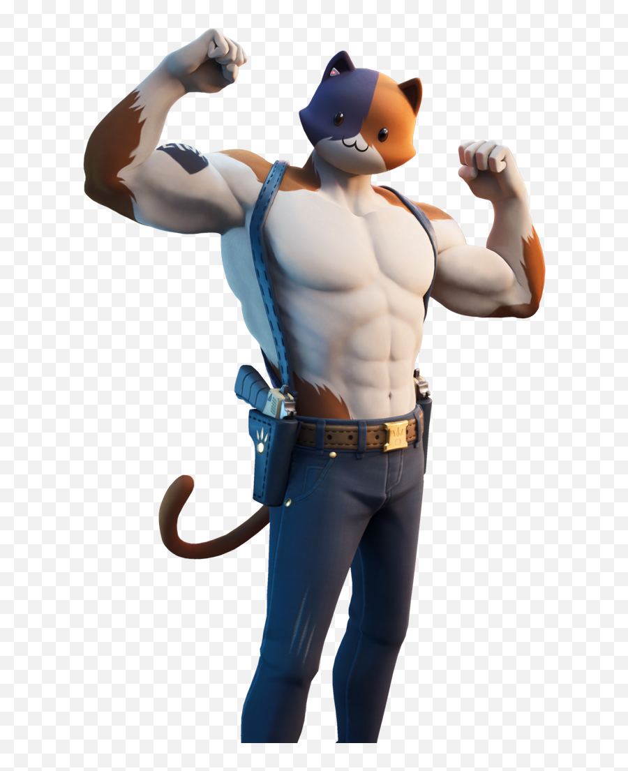 Fortnite Meowscles Skin - Outfit Pngs Images Pro Game Guides Meowscles Fortnite,Fortnite Dance Png