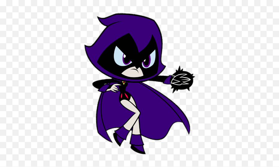 Teen Titans Go Raven Aiming Png Image - Teen Titan Go Raven,Teen Titans Logo Png