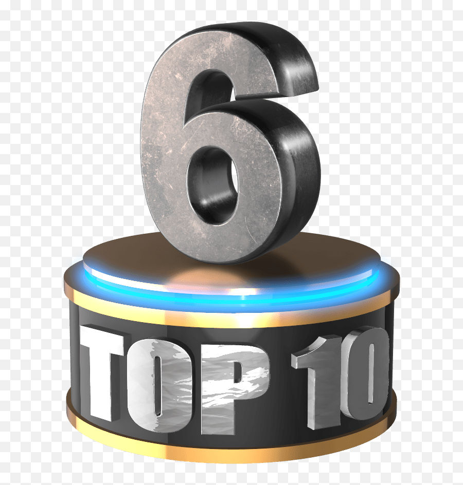 Number 6 High Quality Png Image - Transparent Top 5 Png,6 Png