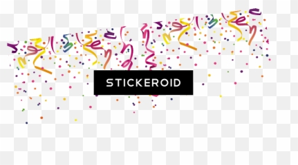 Confetti Transparent Background Png - Birthday Celebration