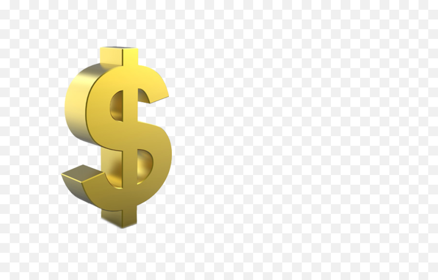 Dollar Png - Dollar Sign Gold Transparent,Dollar Sign Transparent