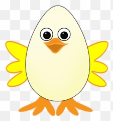 Funny And Cute Easter Clip Art - Cartoon Png,Png Clip Art