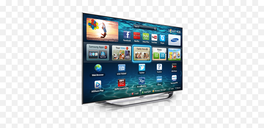 Samsung 32 Inch Led Smart Tv - Smart Led 32 Inch Samsung Png,Smart Tv Png