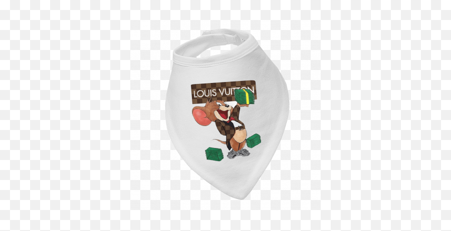 Baby Bandana Bib Louis Vuitton Tom U0026 Jerry - Louis Vuitton Baby Outfits Png,Tom And Jerry Transparent
