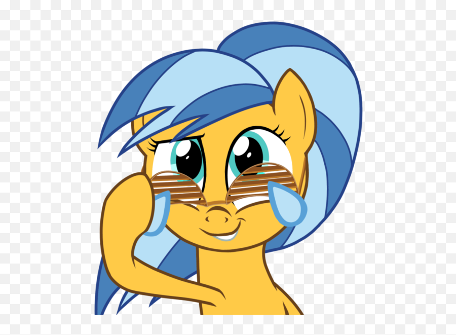 1624449 - Artisthoofwaffe Crying Emoji Glasses Oc Clip Art Png,Horse Emoji Png
