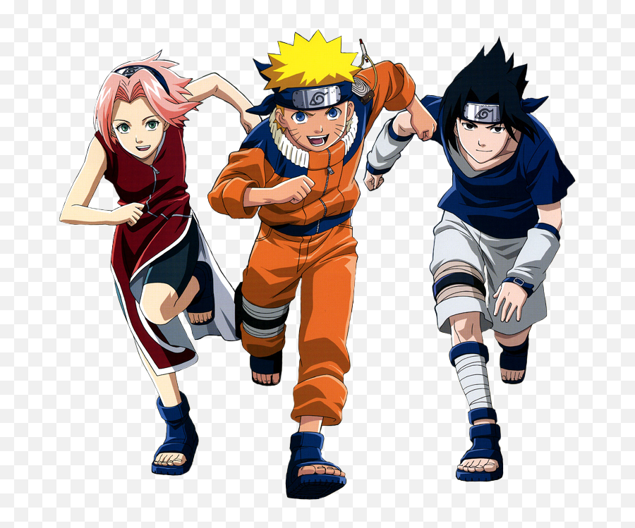 Naruto Team 7 Transparent - Sasuke Y Naruto Png,Naruto Transparent