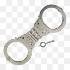 Silver Handcuffs Png Image Background - Smith And Wesson Cuff Asp