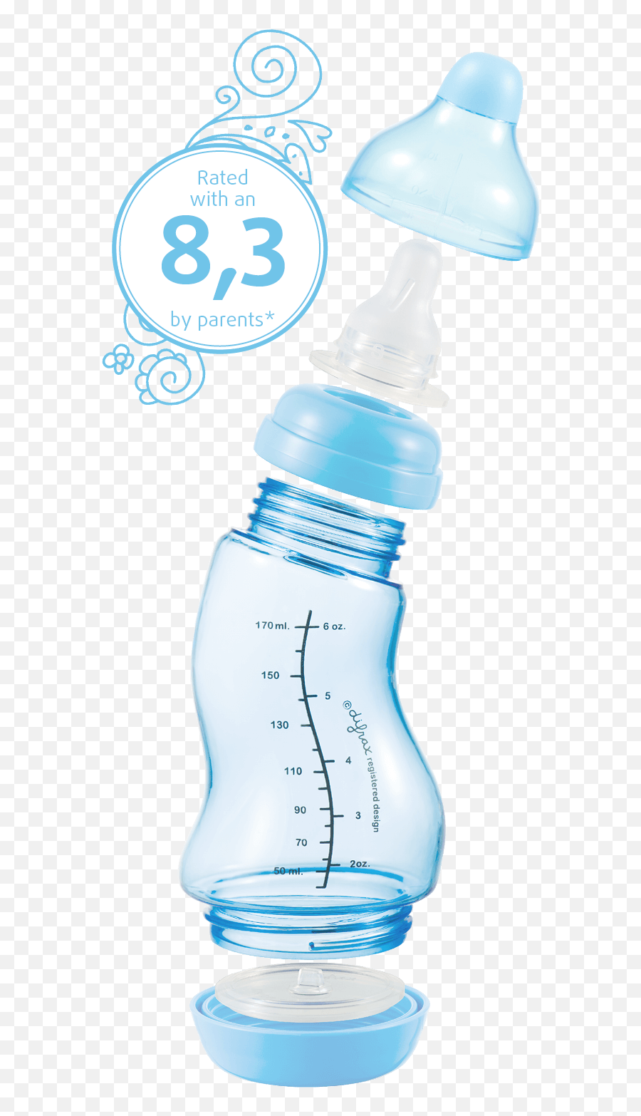 S - Bottle The Ideal Baby Bottle Biberon Anti Colique En S Png,Baby Bottle Png