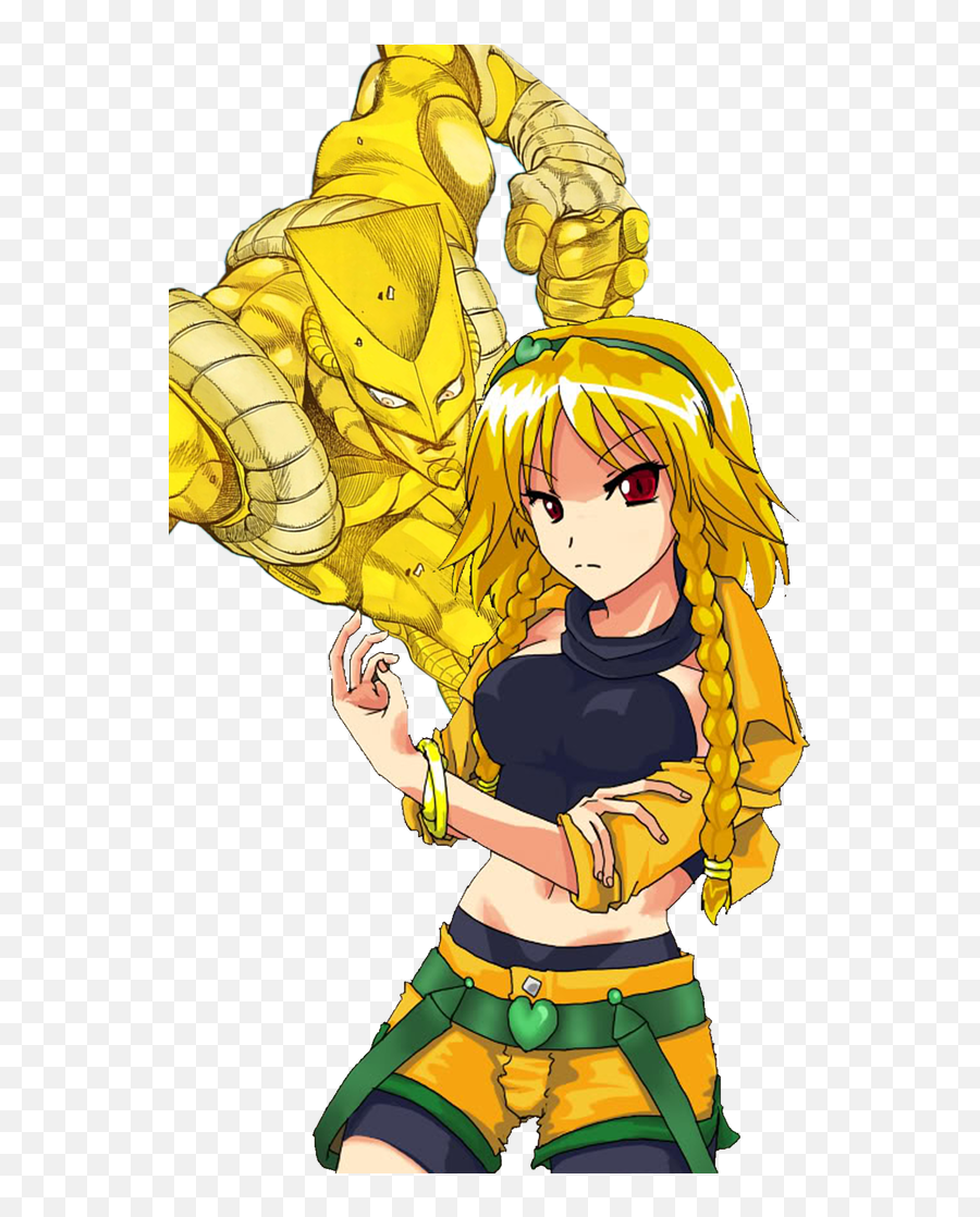 You Thought It Was Just Another Cute Anime Girl But - Za Warudo Png,Cute Anime Girl Transparent