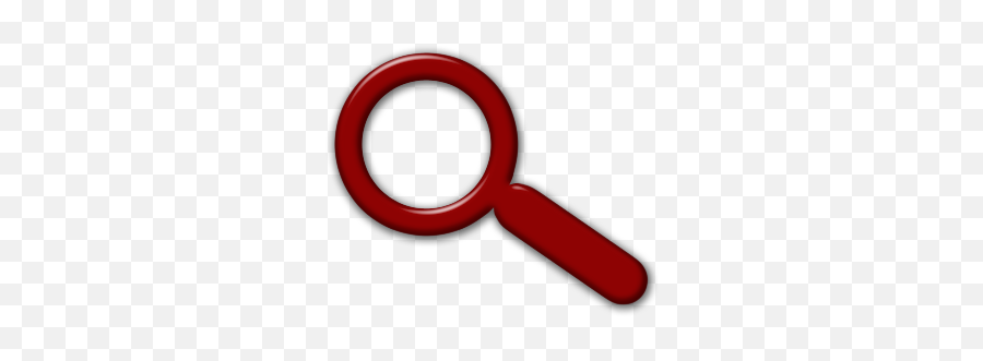 086837 - Simpleredglossyiconbusinessmagnifyingglassps Png,Magnify Glass Png