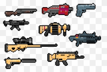 Fortnite Weapons Png - 8 Bit Gun