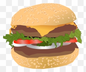 Cheeseburger Lunch Burger - Free Vector Graphic On Pixabay Cheeseburger Png,Burger And Fries Png
