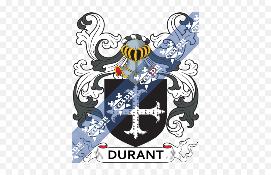 Durant Family Crest Coat Of Arms And Name History - English Smith Family Crest Png,Durant Png