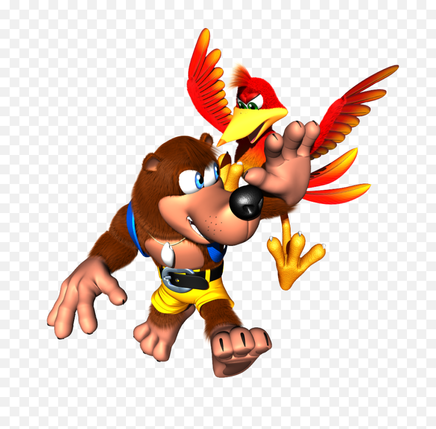 Banjo Kazooie Render Transparent - Diddy Kong Racing Banjo Png,Banjo Png