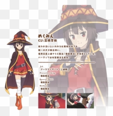 Konosuba Megumin Png Transparent - Konosuba,Megumin Png