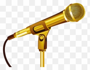 Download Gold Microphone Png