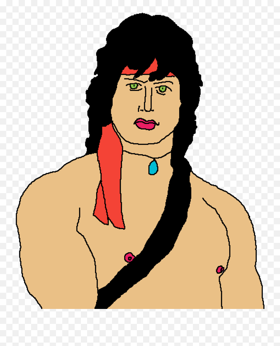 Pixilart - Rambo By Catsrule22 Cartoon Rambo Logo Png,Rambo Png