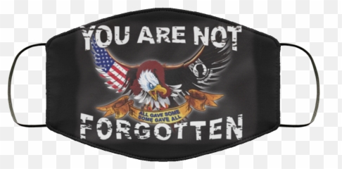 Forgotten Anley Fly Pow Mia Flag Face Mask - American Png,Pow Mia Logo