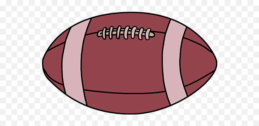 Download How To Draw Football - Rugbyball Clipart Png Transparent,Football Laces Png