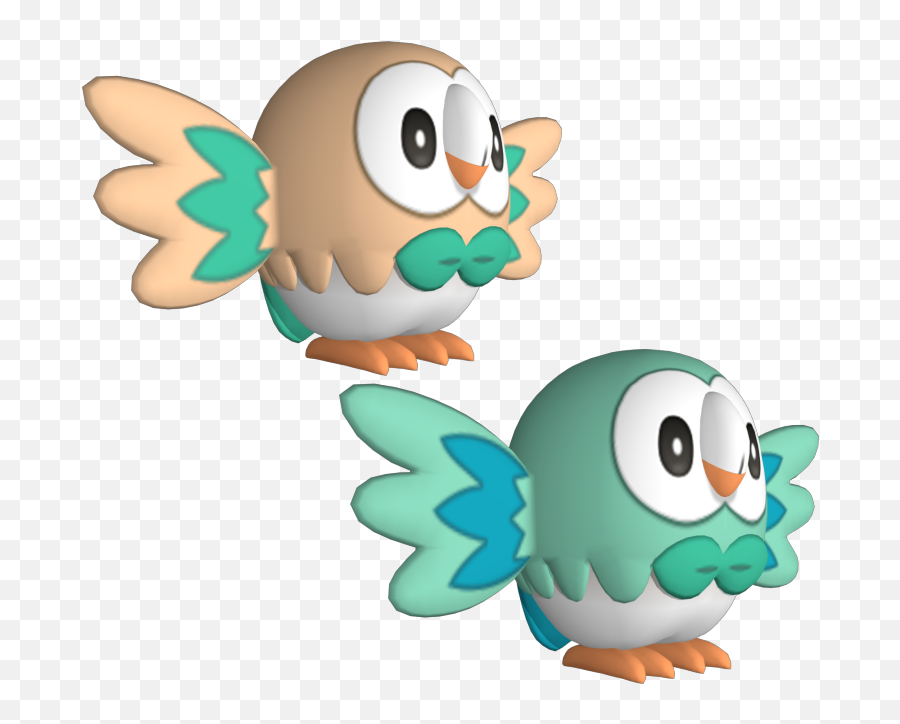 3ds - Mmd Rowlet Png,Rowlet Png