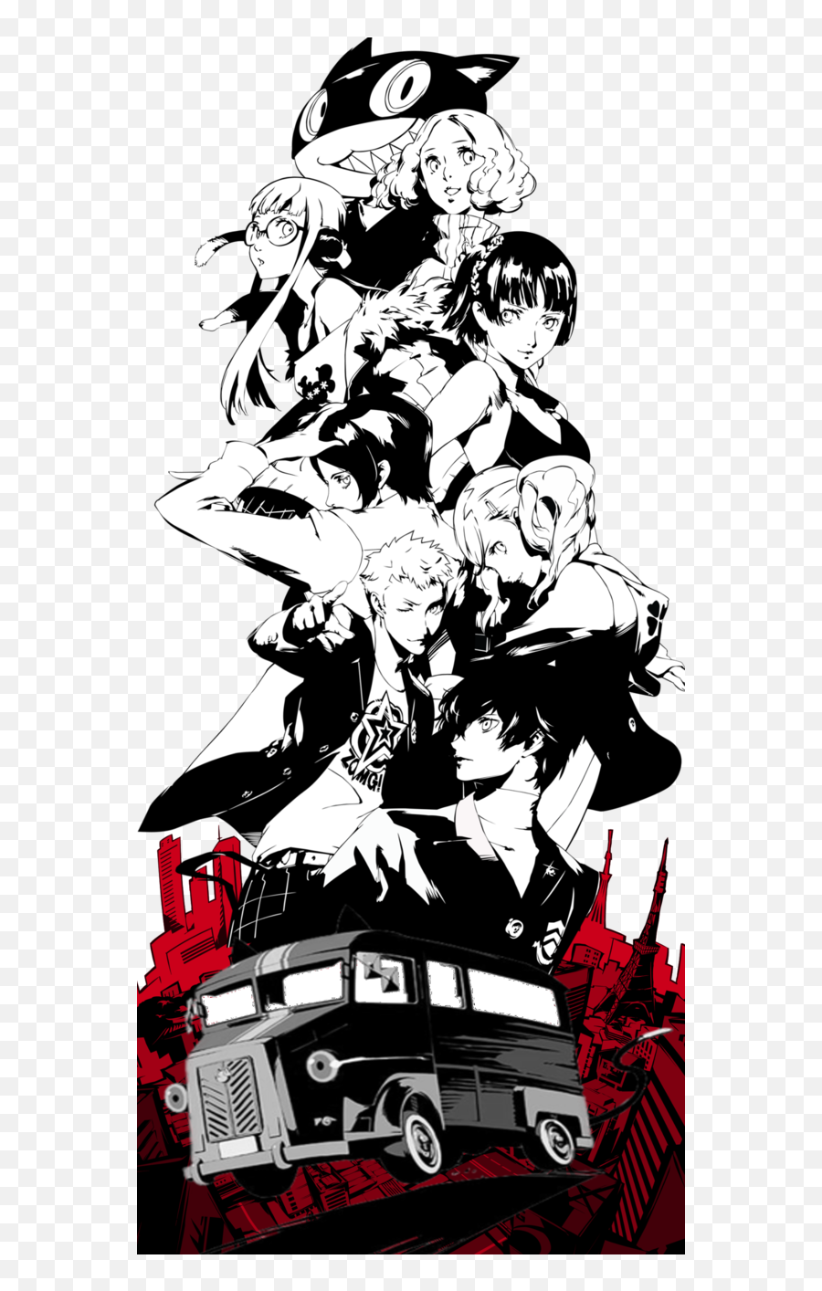 Persona 5 Png - Persona 5 Characters Png,Joker Persona 5 Transparent