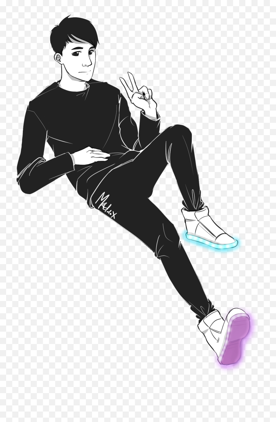 Maddox - Sketch Png,Dan Howell Png