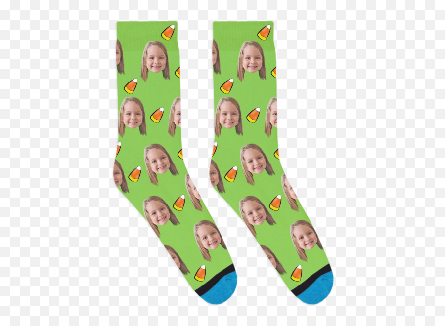 Custom Candy Corn Socks - Cute Hanukkah Socks Png,Candy Corn Transparent