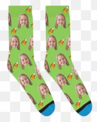 Custom Candy Corn Socks - Cute Hanukkah Socks Png,Candy Corn Transparent