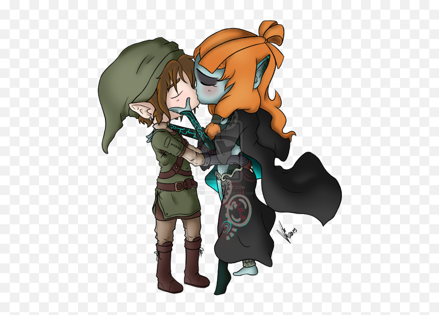 Download Photo - Loz Link X Midna Full Size Png Image Pngkit Princess Zelda Link Legend Of Zelda,Midna Png