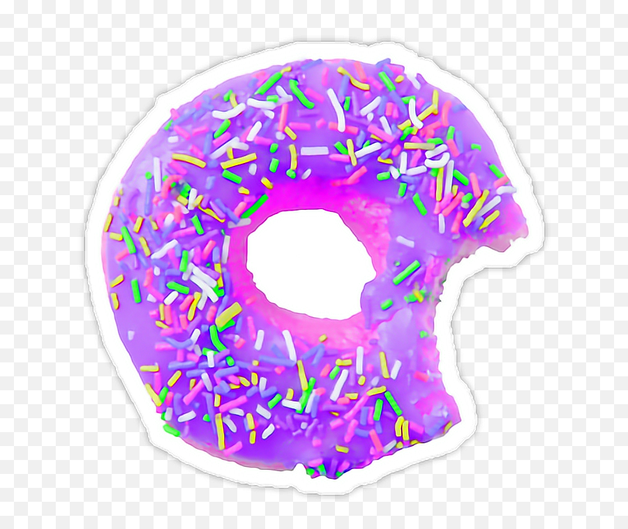 Png Tumblr Transparent - Donut Tumblr Sticker Png Png Sticker Purple Tumblr Png,Tumblr Transparents Blue