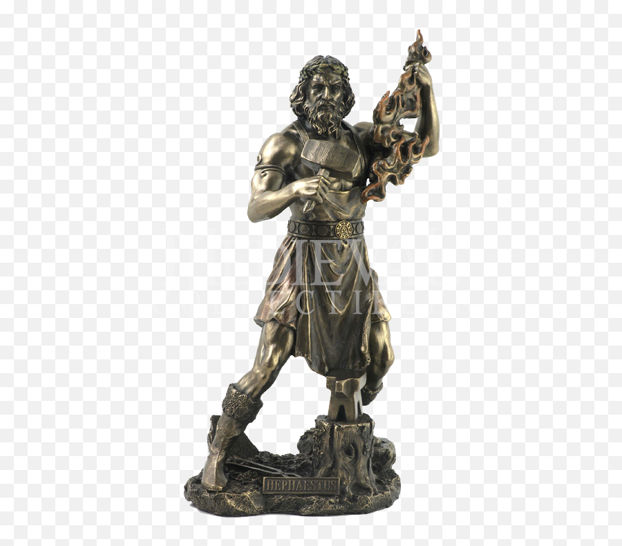 Greek God - Hephaestus Statue Wu1122 By Medieval Hephaestus Greek God Statue Transparent Png,Roman Statue Png