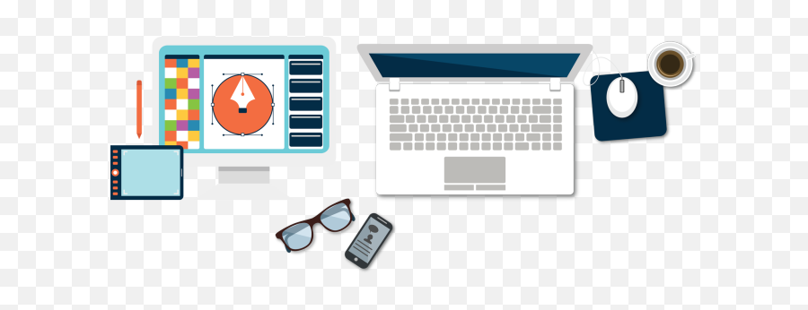 Ak Graphics Solutions - Graphic Design Web Design Seo Hand In Laptop Cartoon Png,Digi Design Icon