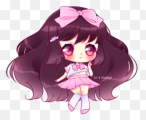 Download Hd Anime Chibi Cute Png - Girl Drawing