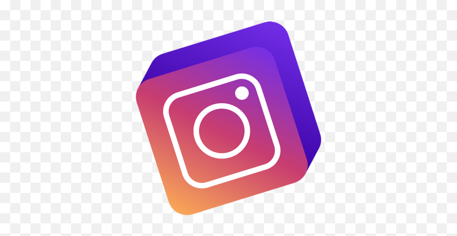 3d Pillow Instagram Icon - 2021 Full Dot,Purple Instagram Icon Transparent PNG