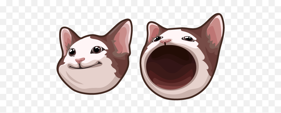 Pop Cat Meme Cursor - Pop Cat Art Png,Cat Meme Icon