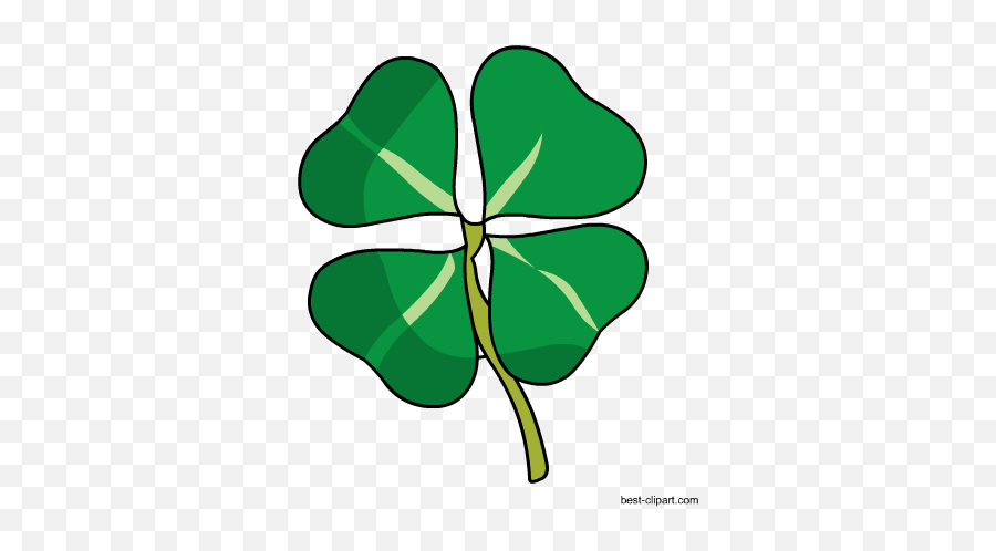 Download Hd Four Leaves Clover Clip Art Image - Horseshoe Clip Art Png,Horseshoe Png